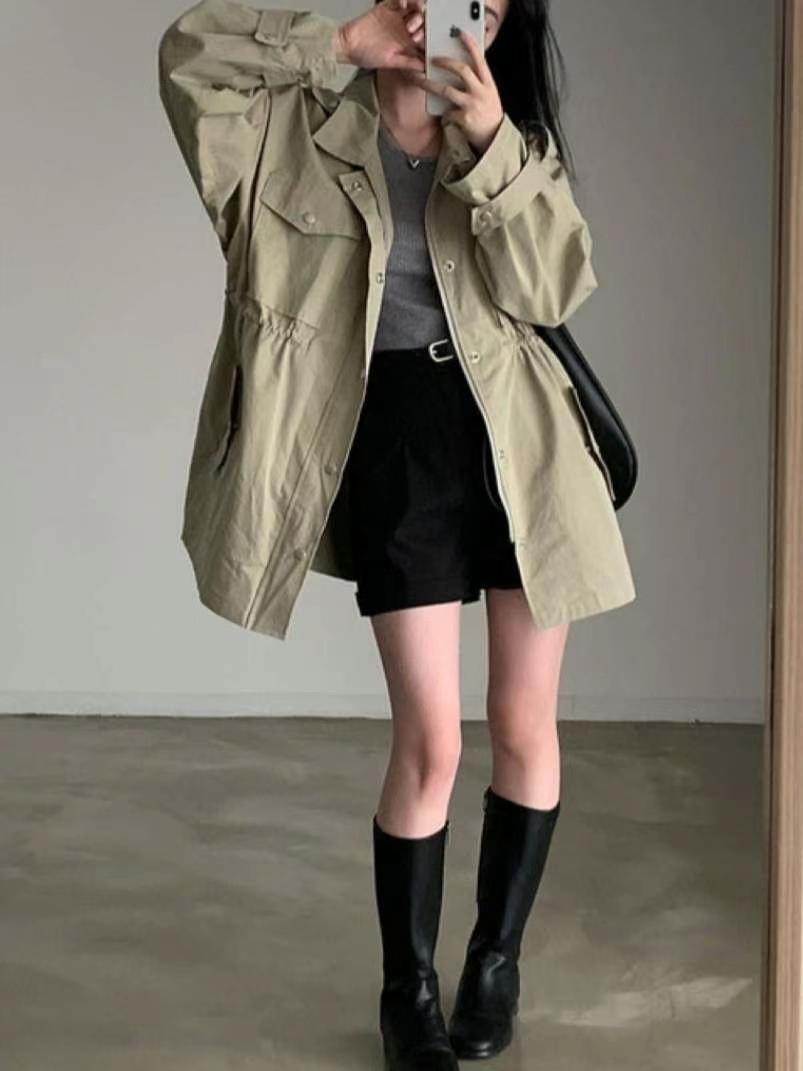 DDUIRYUN韓國直郵女裝新款休閑推薦人氣職業時尚真品熱賣夾克DDUIRYUN夾克