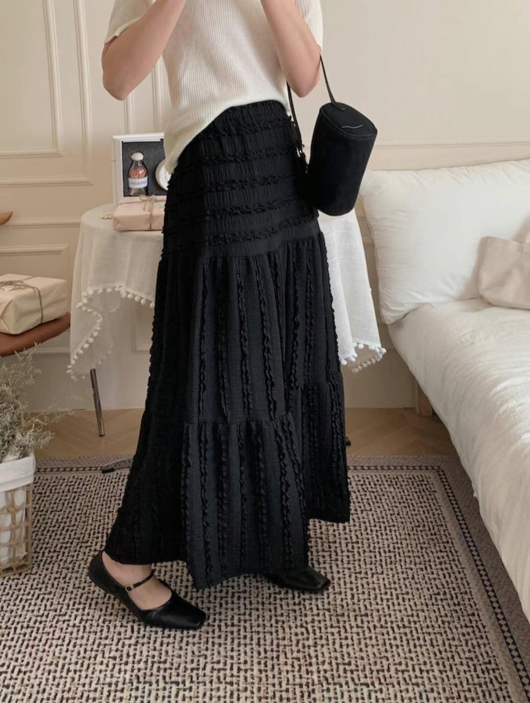 DDUIRYUN韓國直郵東大門代購女裝新品人氣熱賣24春夏長裙DDUIRYUN長裙