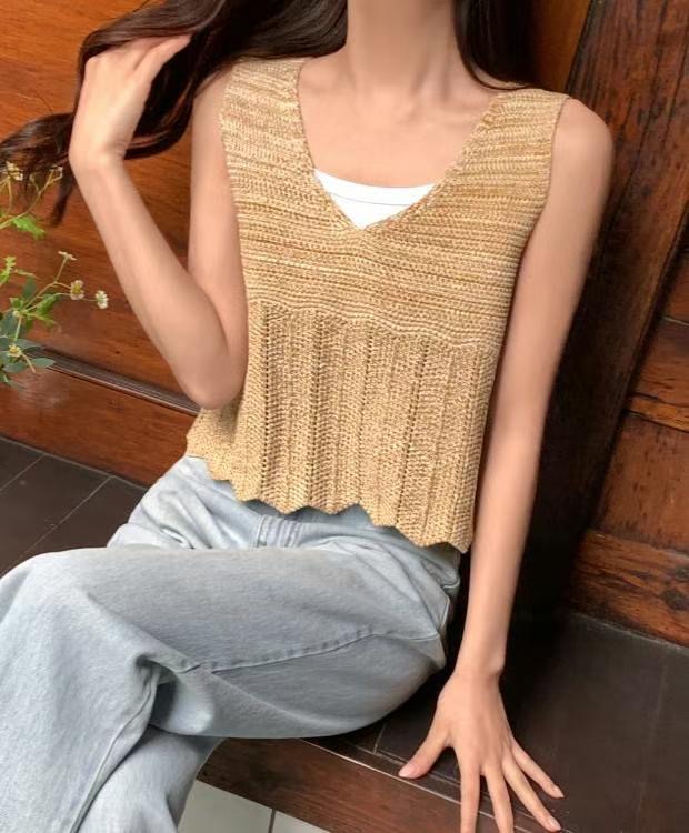 KNOCKKNOCK直郵韓國代購女裝新款熱賣24春夏推薦真品針織衫SAGE針織衫