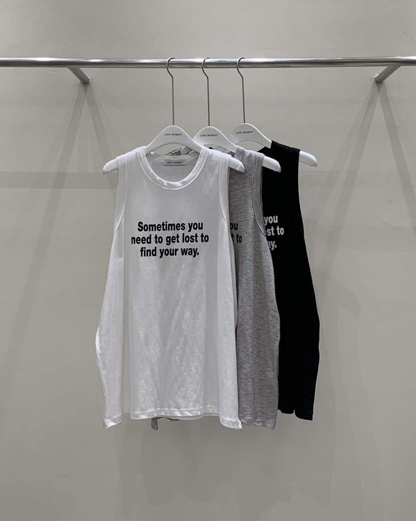 LOVE MOMENT韓國直郵東大門代購女裝新品24春夏吊帶背心LOVE MOMENT吊帶/背心