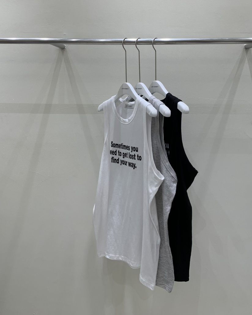 LOVE MOMENT韓國直郵東大門代購女裝新品24春夏吊帶背心LOVE MOMENT吊帶/背心