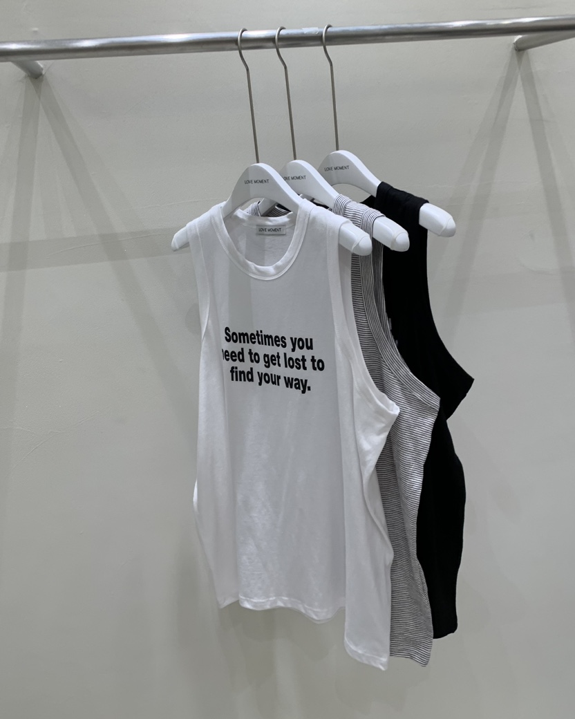 LOVE MOMENT韓國直郵東大門代購女裝新品24春夏吊帶背心LOVE MOMENT吊帶/背心