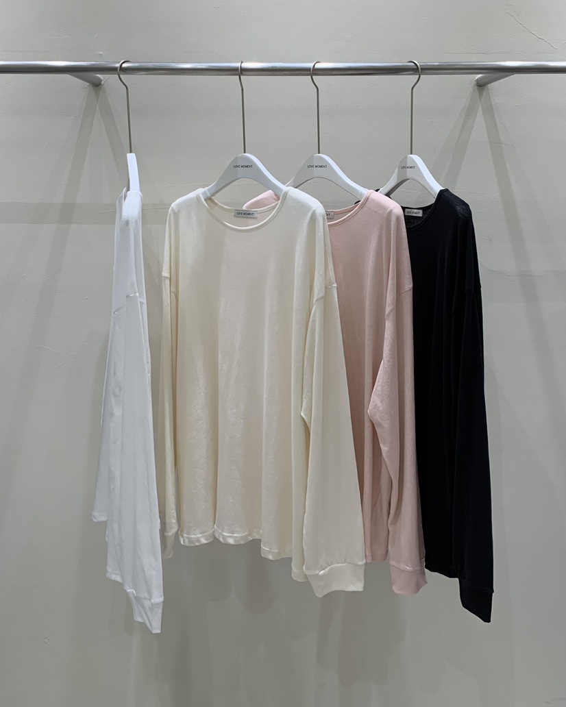 LOVE MOMENT韓國直郵女裝新品職業人氣熱賣時尚24春夏長袖T恤LOVE MOMENT長袖T恤
