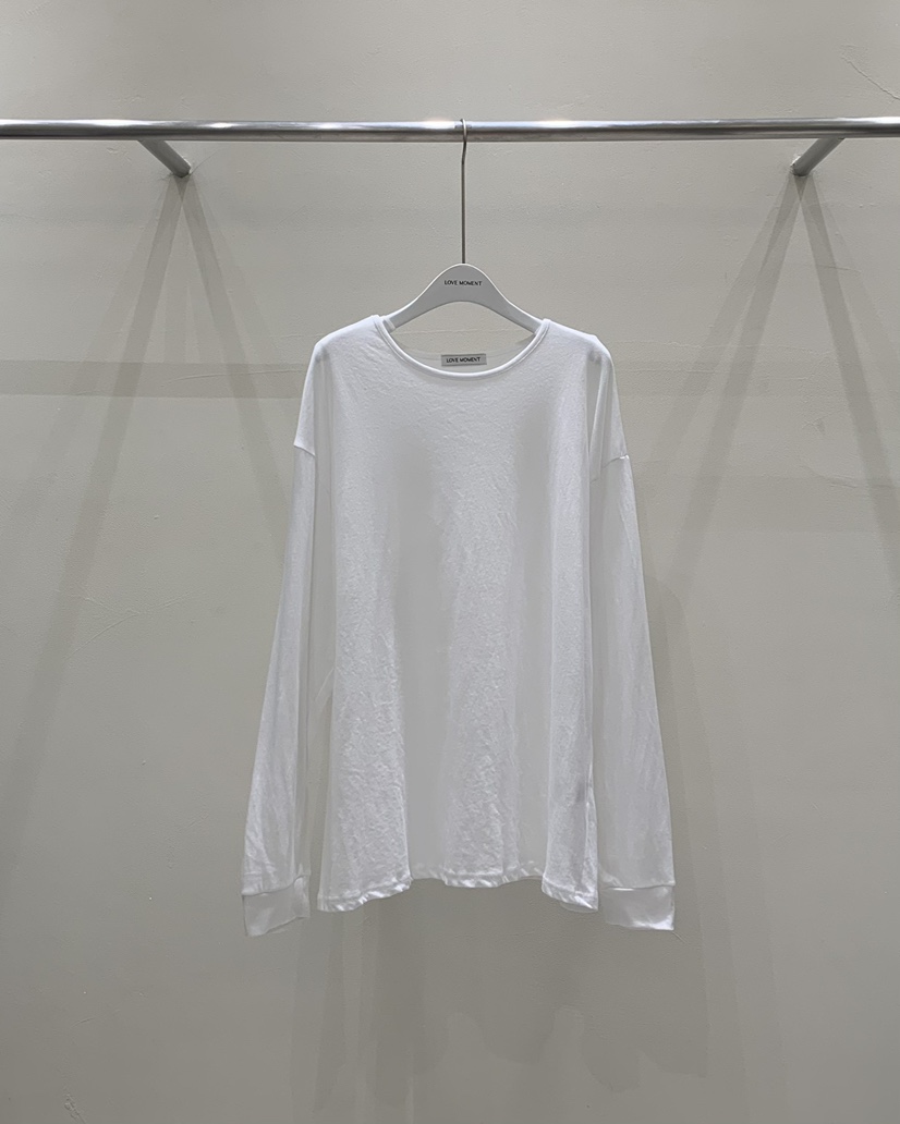 LOVE MOMENT韓國直郵女裝新品職業人氣熱賣時尚24春夏長袖T恤LOVE MOMENT長袖T恤圖色1