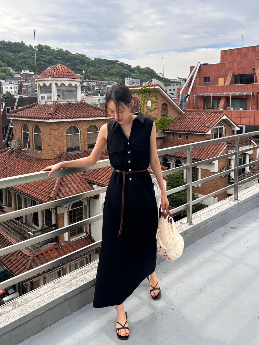 ME MO韓國直郵東大門代購女裝新品真品24春夏熱賣人氣長裙ME MO長裙