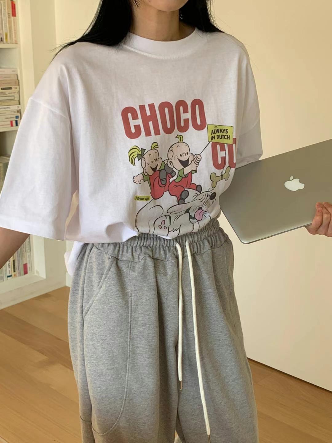 UNBOXING韓國直郵東大門代購女裝新品時尚休閑24春夏職業T恤UNBOXINGT恤