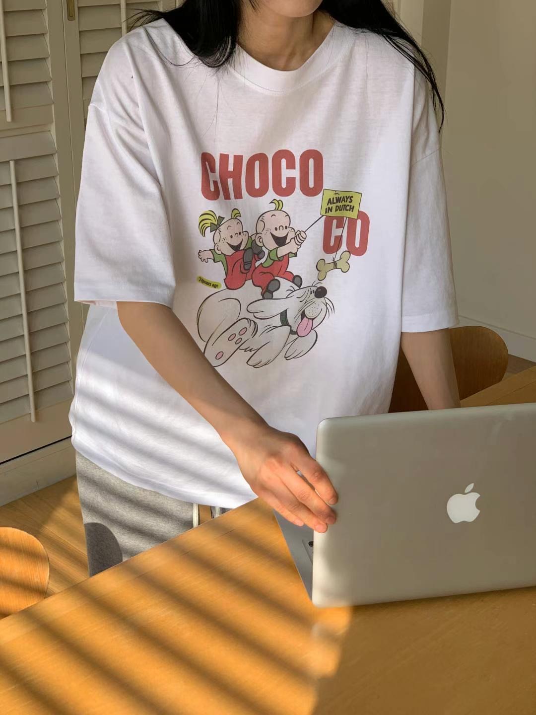UNBOXING韓國直郵東大門代購女裝新品時尚休閑24春夏職業T恤UNBOXINGT恤