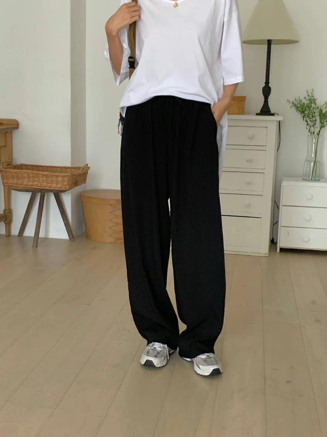 UNBOXING直郵韓國代購女裝新品24春夏人氣休閑推薦休閑褲UNBOXING休閑褲