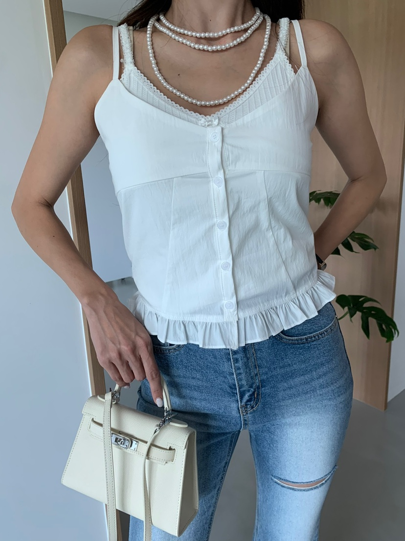 BANI BLUBH韓國直郵女裝新品人氣熱賣時尚24春夏吊帶背心BABYTOUCH吊帶/背心