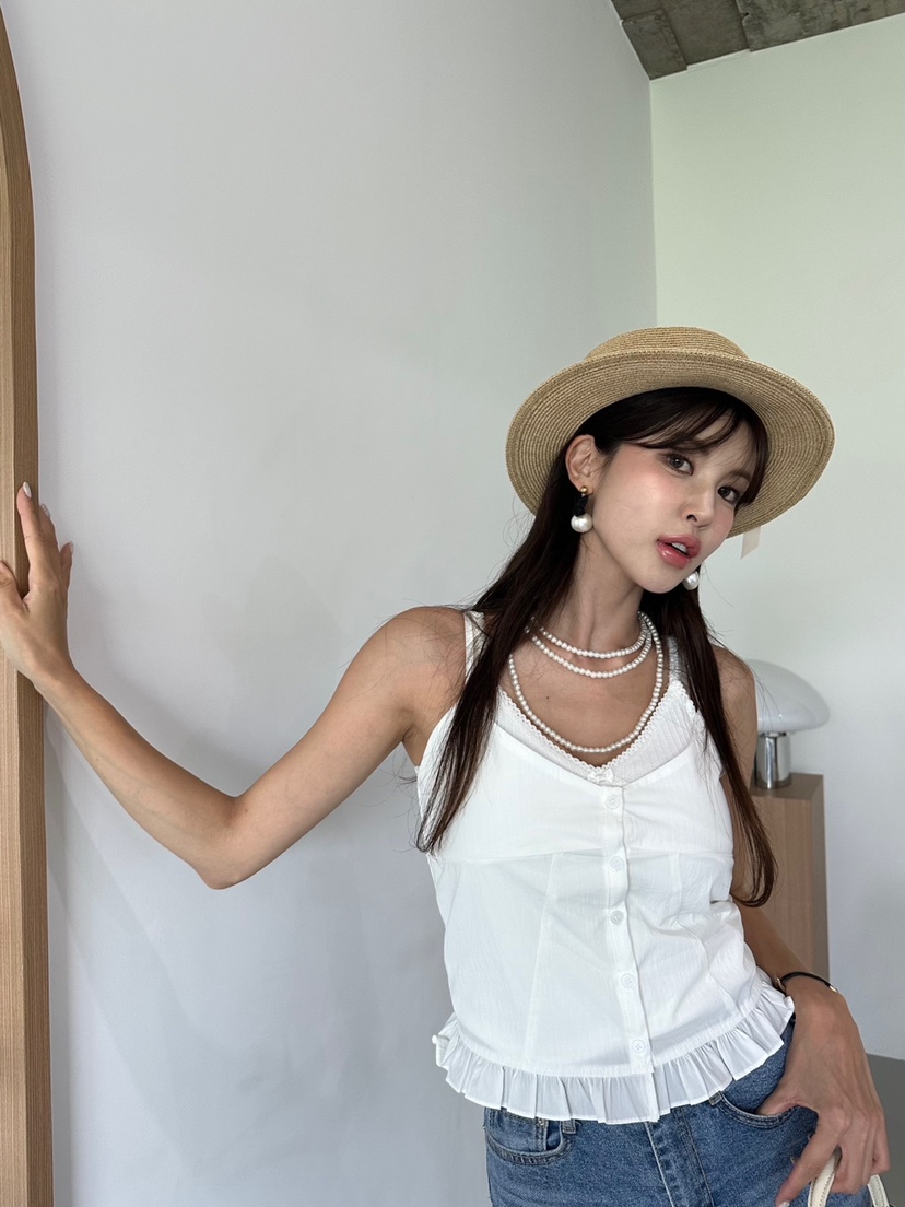 BANI BLUBH韓國直郵女裝新品人氣熱賣時尚24春夏吊帶背心BABYTOUCH吊帶/背心