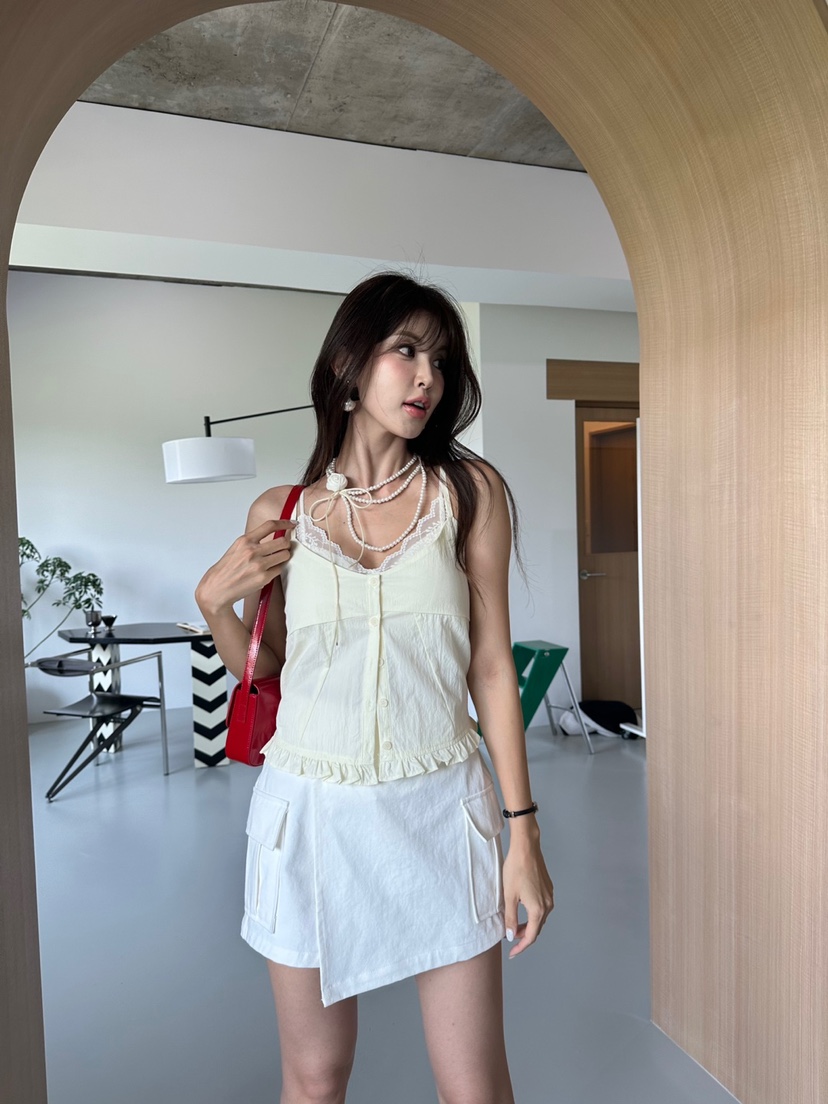 BANI BLUBH韓國直郵女裝新品人氣熱賣時尚24春夏吊帶背心BABYTOUCH吊帶/背心