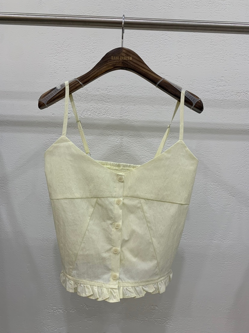 BANI BLUBH韓國直郵女裝新品人氣熱賣時尚24春夏吊帶背心BABYTOUCH吊帶/背心圖色2