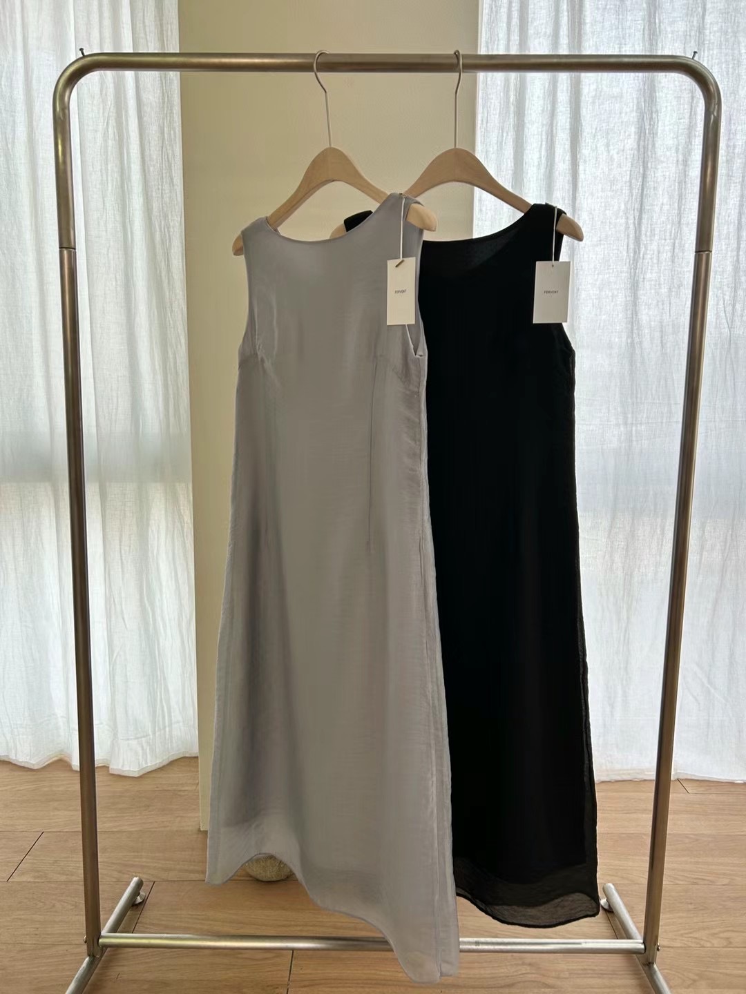 FERVENT韓國直郵東大門代購女裝新款休閑熱賣職業時尚連衣裙FERVENT-2件起連衣裙圖色2左二色