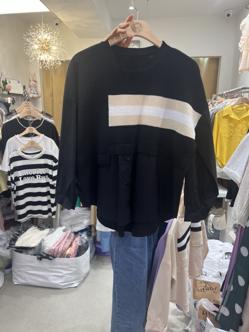 HOJAE韓國直郵女裝新品人氣職業時尚休閑熱賣24春夏針織衫HOJAE針織衫圖色3