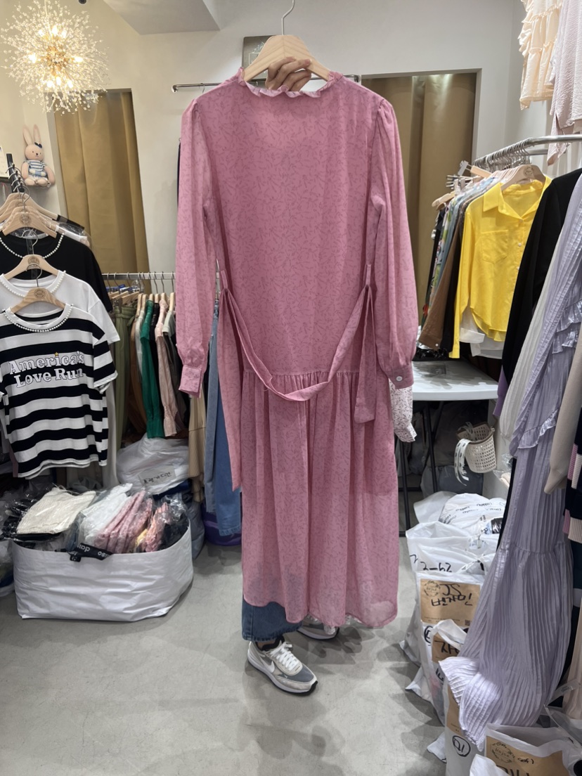 HOJAE韓國直郵女裝新品休閑24春夏職業熱賣推薦人氣連衣裙HOJAE連衣裙