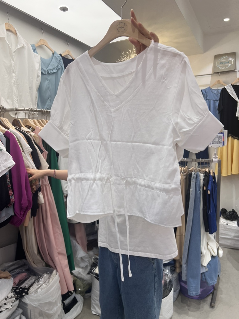 HOJAE韓國直郵東大門實拍女裝新品熱賣真品職業推薦人氣T恤HOJAET恤