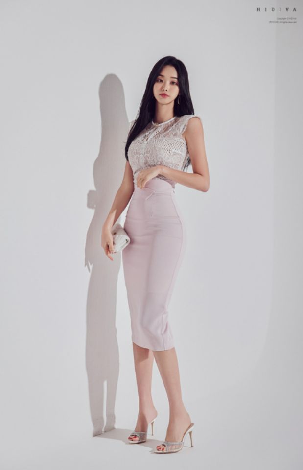 high heels直郵韓國代購女裝新品職業時尚真品人氣休閑長裙HIGH HEELS長裙