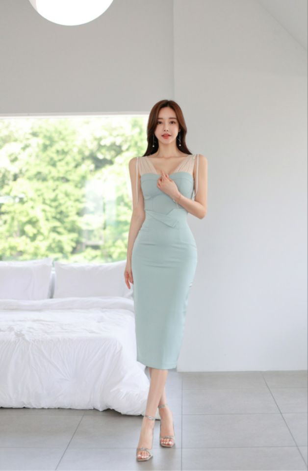 high heels直郵韓國代購女裝新品職業時尚真品人氣休閑長裙HIGH HEELS長裙