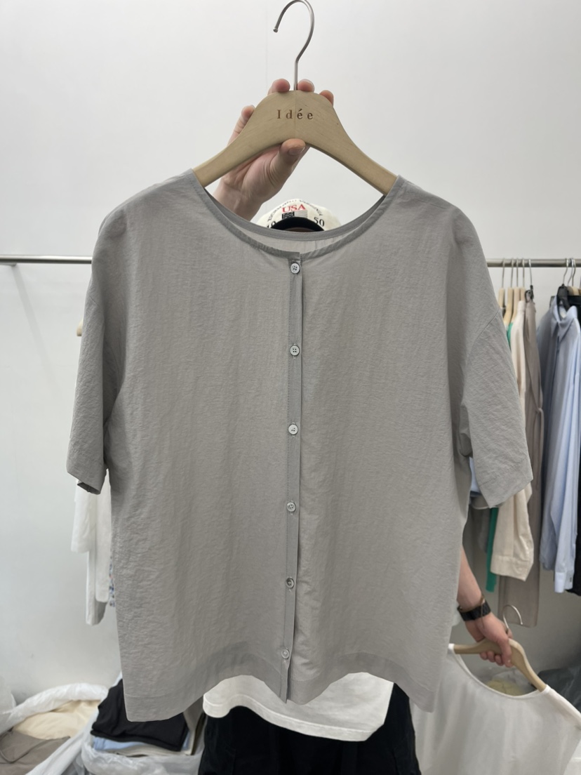 idee韓國直郵女裝新款人氣熱賣時尚休閑推薦職業真品24春夏T恤IDEE-AT恤圖色2