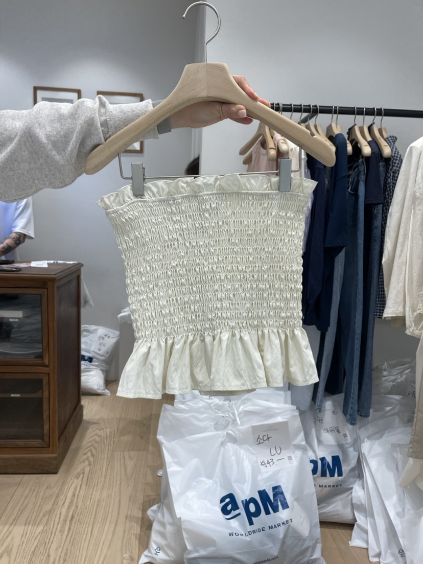 OURIN韓國直郵女裝新款推薦真品24春夏職業時尚人氣吊帶背心OURIN吊帶/背心
