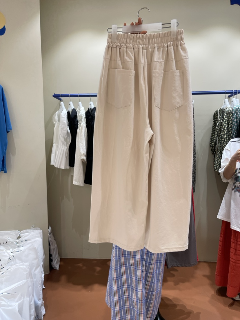 Venti韓國直郵女裝新品人氣休閑真品熱賣24春夏休閑褲綁帶VENTI休閑褲
