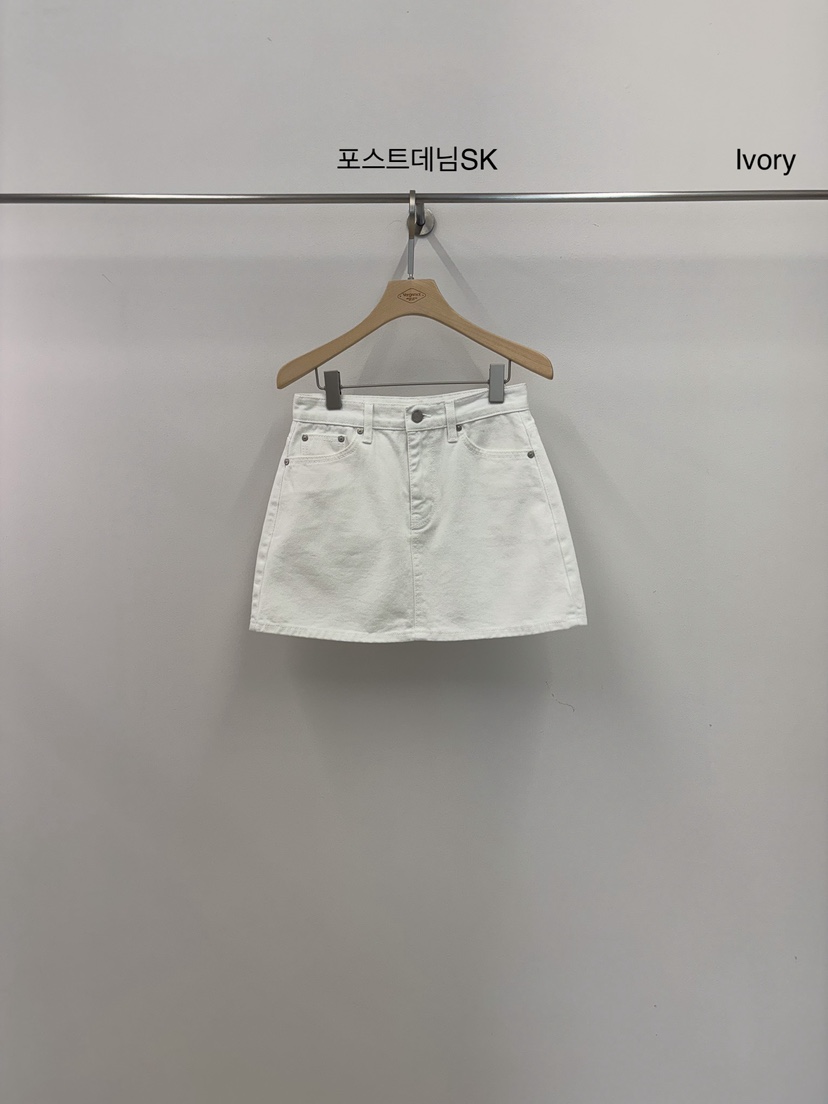 VERGAMOT韓國直郵東大門代購女裝新品時尚人氣真品短裙牛仔布VERGAMOT短裙