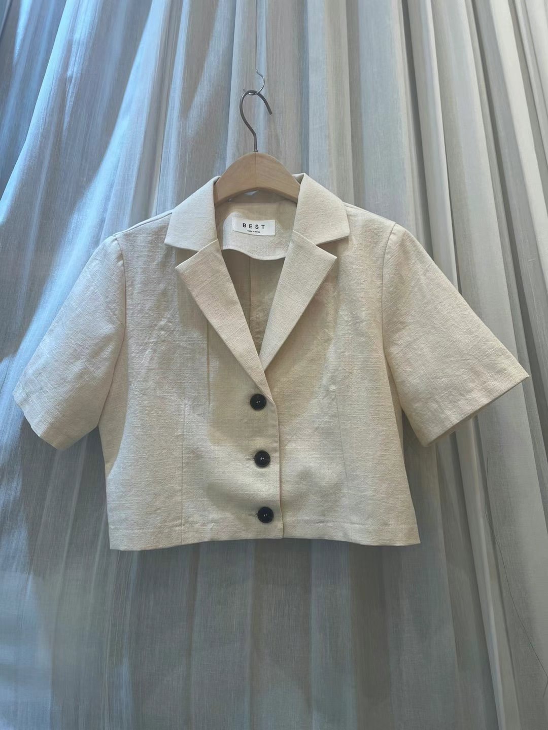 BYBEST直郵韓國代購女裝新品熱賣人氣職業真品時尚24春夏夾克BYBEST夾克