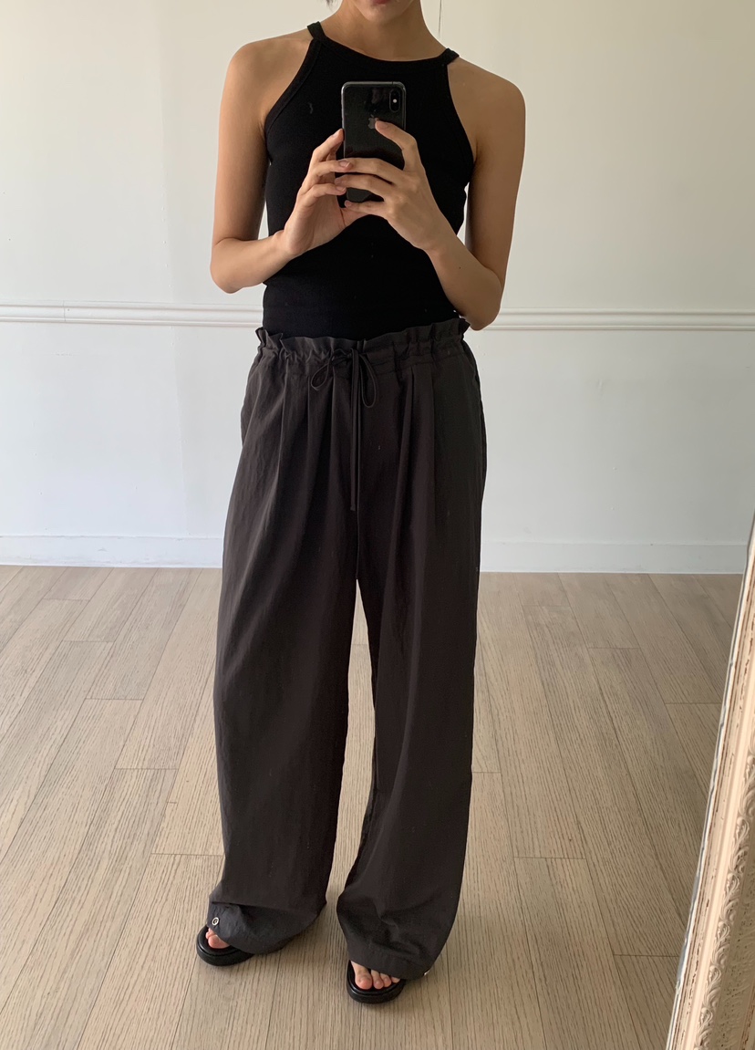 MURR直郵韓國代購女裝新款職業24春夏推薦熱賣休閑休閑褲MURR休閑褲