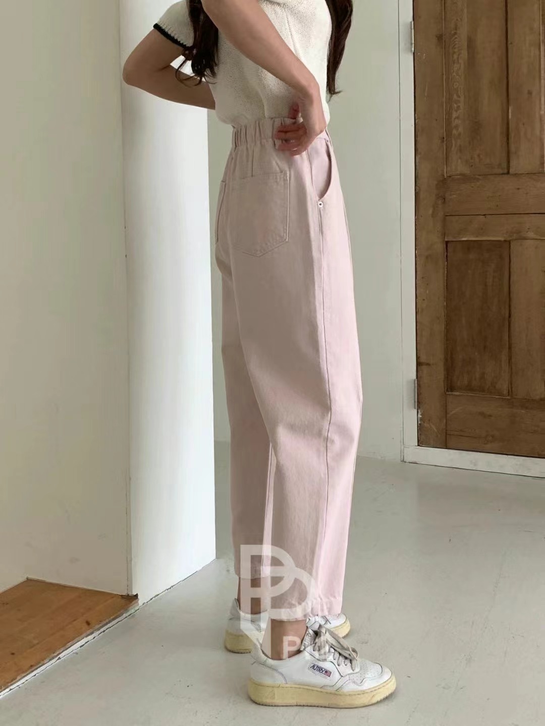 PI2韓國直郵東大門實拍女裝新品熱賣推薦真品24春夏牛仔褲Pi2牛仔褲