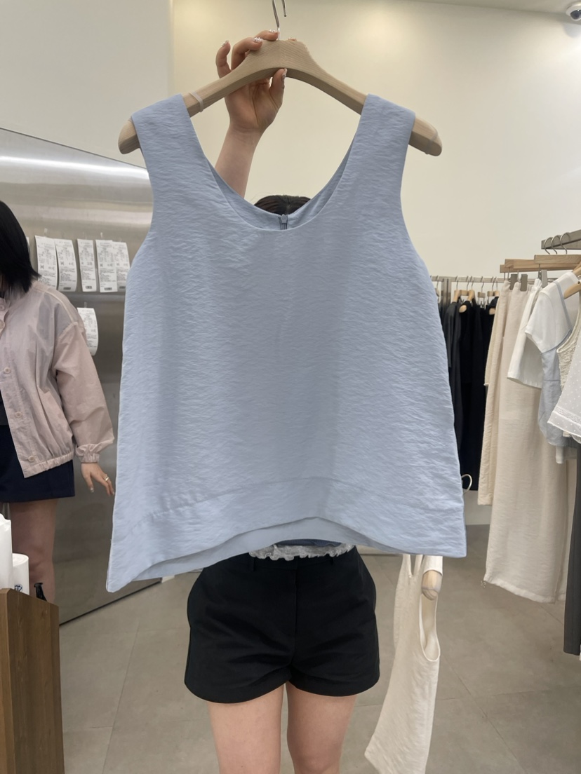 REVECITE直郵韓國代購女裝新品推薦24春夏休閑時尚吊帶背心MOIBLE吊帶/背心圖色2