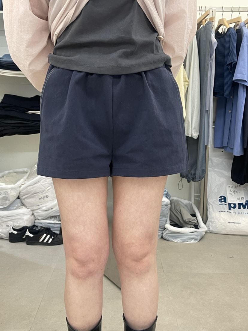 REVECITE韓國直郵女裝新款職業24春夏真品休閑推薦時尚短褲MOIBLE短褲圖色3