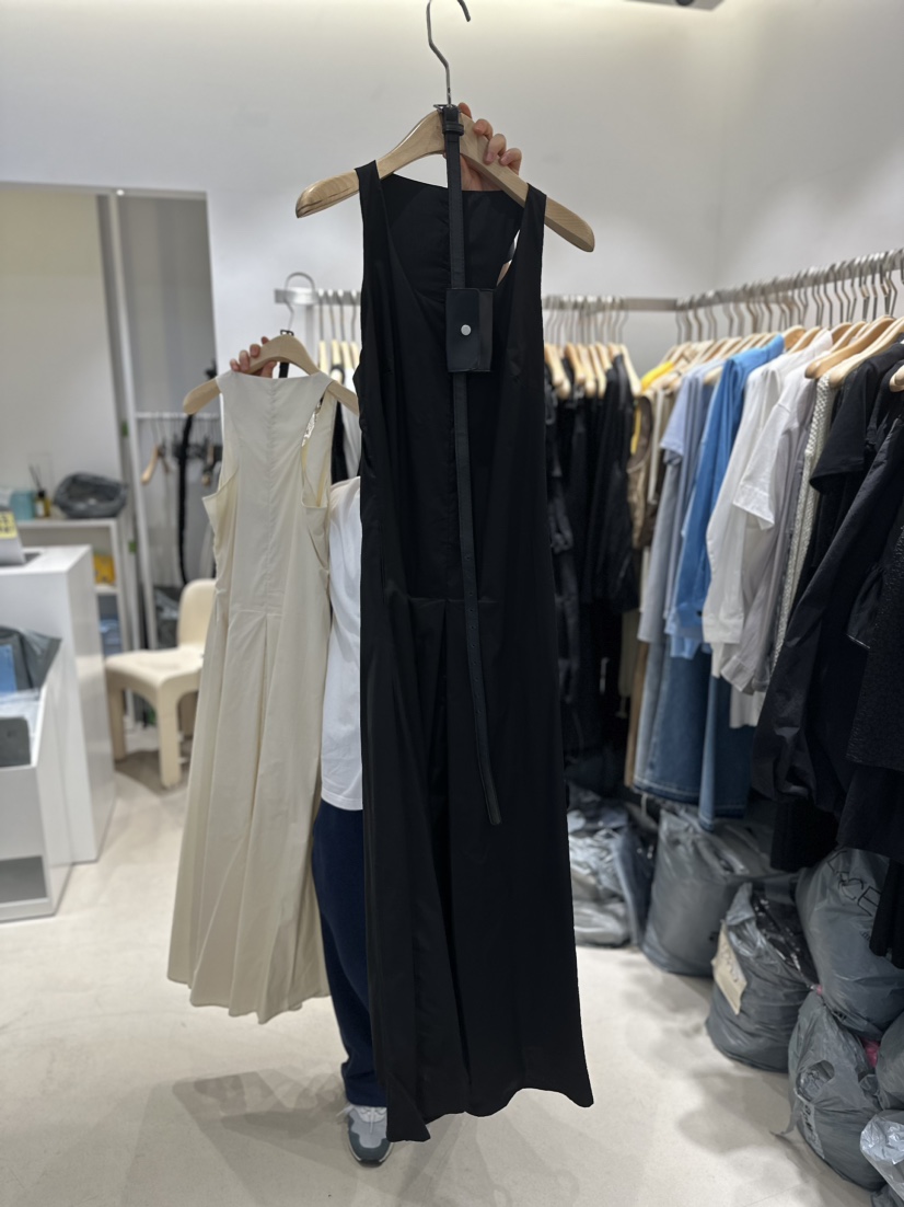 RICH SISTER韓國直郵女裝新品24春夏時尚休閑連衣裙含腰帶RICH SISTER連衣裙圖色3