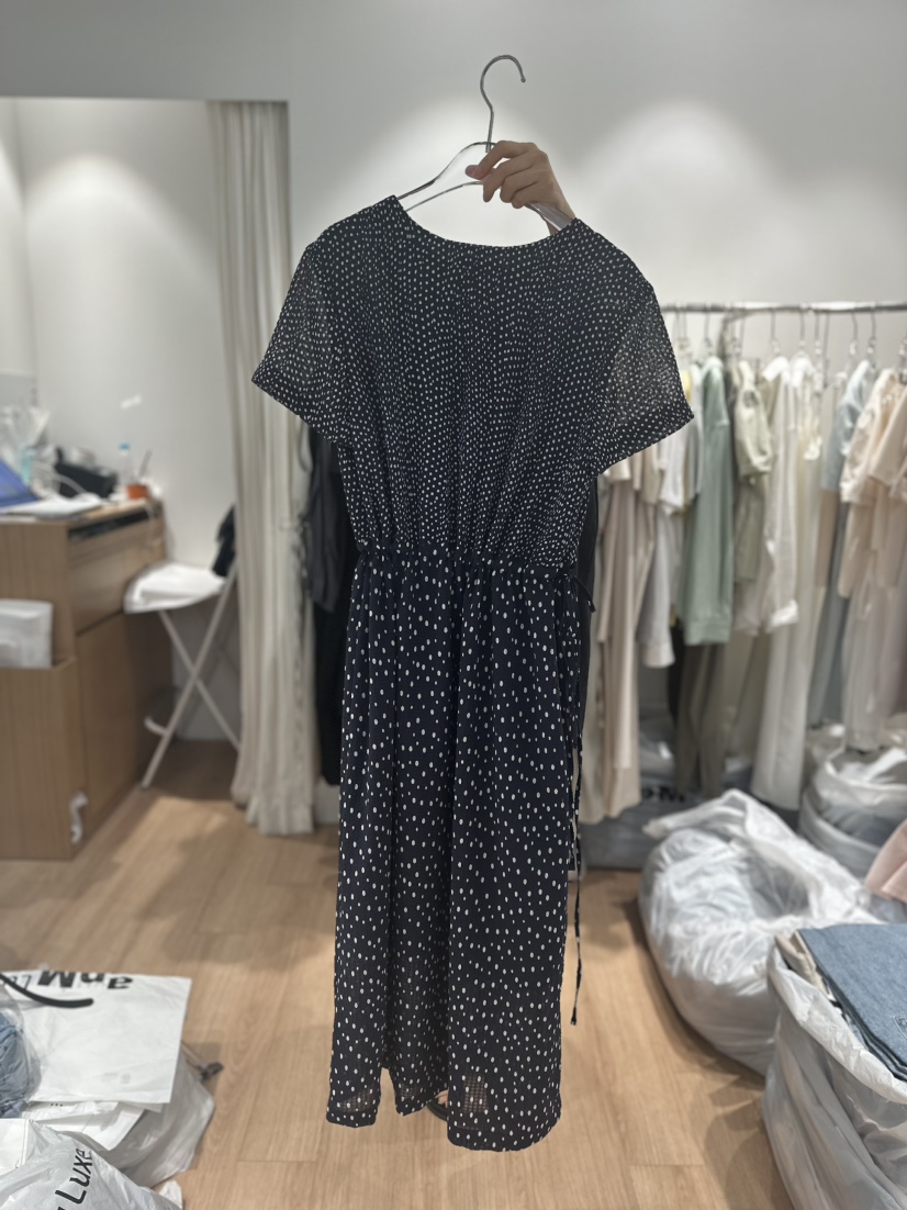 STORIES韓國直郵東大門實拍女士新品休閑時尚職業真品連衣裙STORIES連衣裙