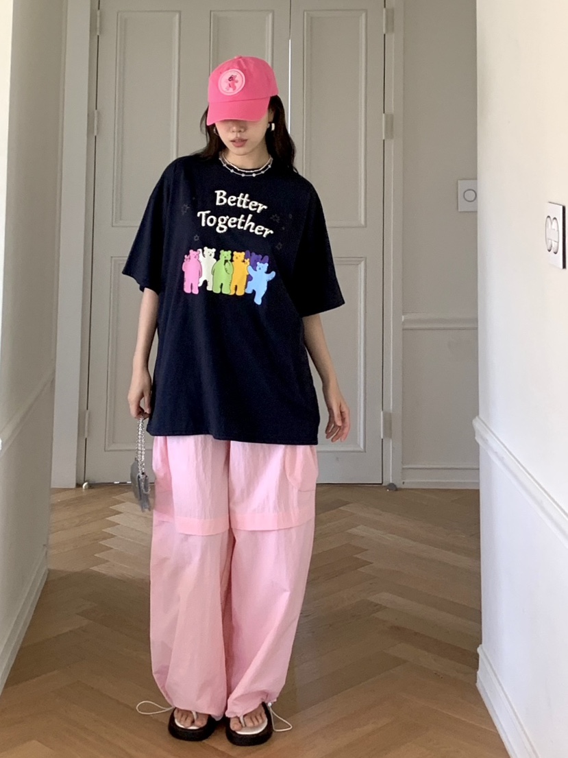 SUNDAY MOOD韓國直郵女士新品人氣熱賣24春夏真品推薦T恤BOWIET恤