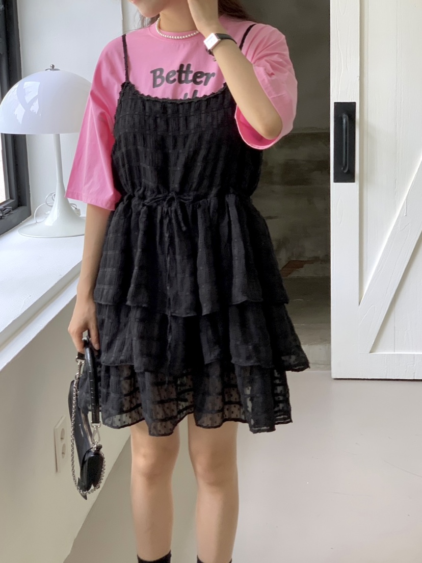 SUNDAY MOOD韓國直郵女士新品人氣熱賣24春夏真品推薦T恤BOWIET恤