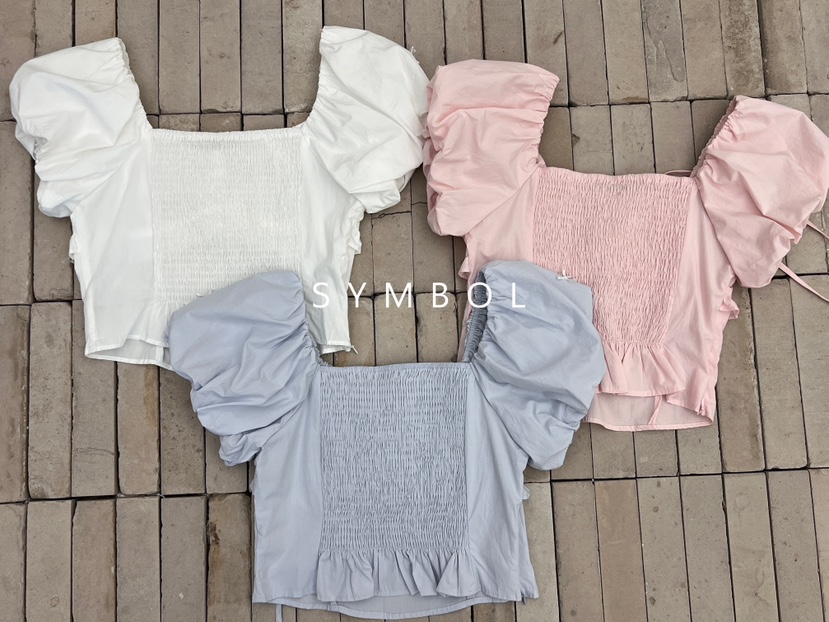SYMBOL韓國直郵東大門實拍女裝新品熱賣推薦24春夏襯衫蕾絲衫SYMBOL襯衫/蕾絲衫