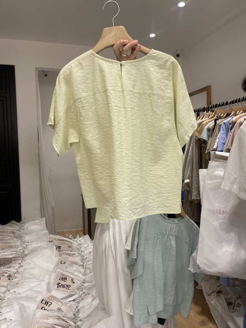 VENIR直郵韓國代購女裝新品休閑時尚推薦職業24春夏襯衫蕾絲衫VENIR-a襯衫/蕾絲衫