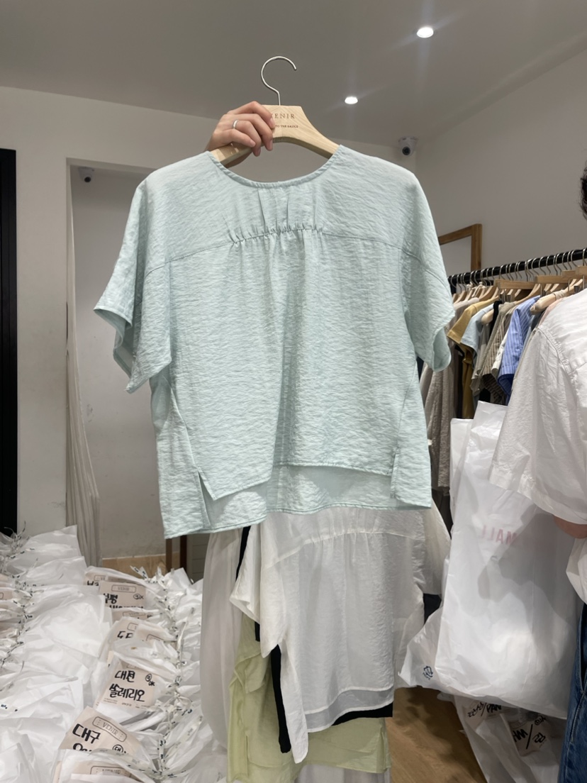 VENIR直郵韓國代購女裝新品休閑時尚推薦職業24春夏襯衫蕾絲衫VENIR-a襯衫/蕾絲衫圖色3