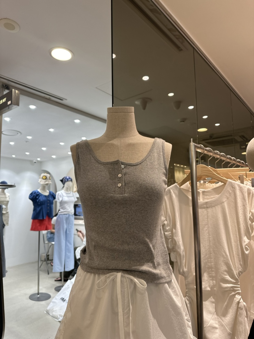 Addicted韓國直郵女裝新品推薦時尚真品休閑24春夏吊帶背心ADDICTED吊帶/背心圖色2