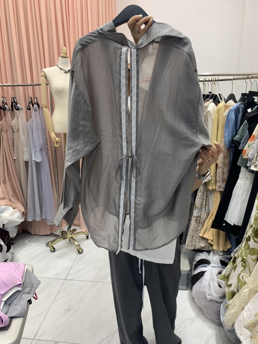 JAIME直郵韓國代購女裝新品職業推薦時尚休閑人氣襯衫蕾絲衫JAIME襯衫/蕾絲衫