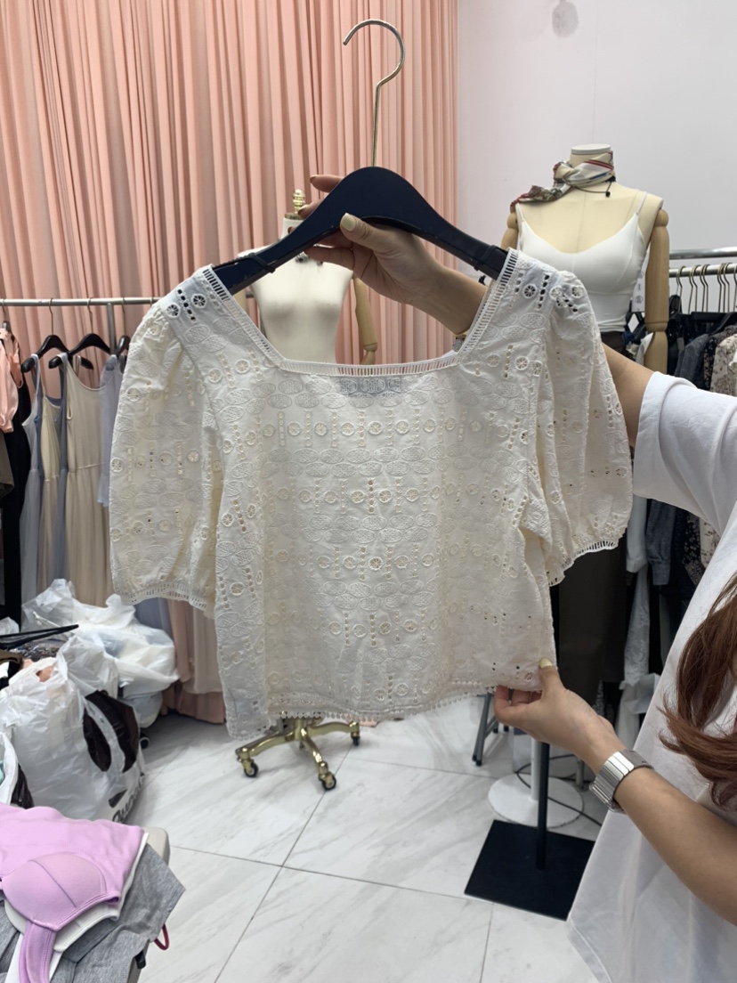 JAIME韓國直郵東大門代購女裝新品時尚人氣休閑真品襯衫蕾絲衫JAIME襯衫/蕾絲衫