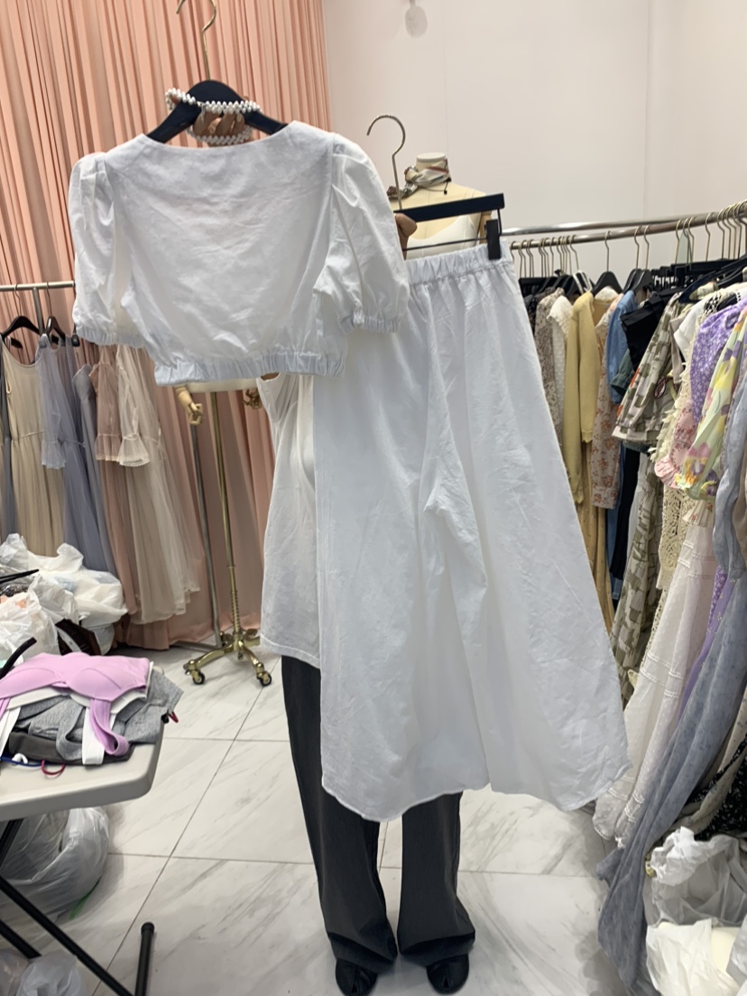 JAIME韓國直郵東大門實拍女裝新款推薦時尚真品人氣套裝V領JAIME套裝