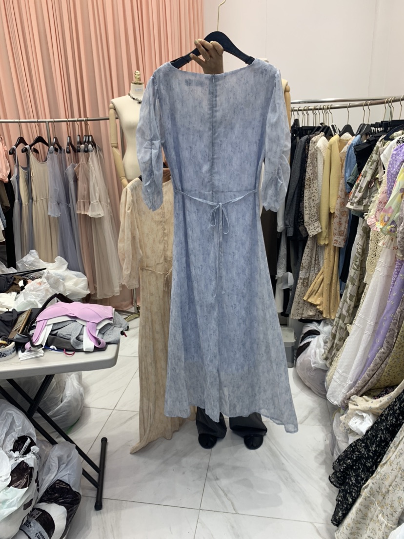 JAIME直郵韓國代購女裝新品職業時尚熱賣24春夏休閑連衣裙JAIME連衣裙