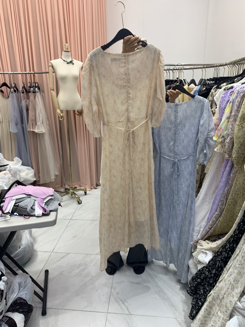 JAIME直郵韓國代購女裝新品職業時尚熱賣24春夏休閑連衣裙JAIME連衣裙