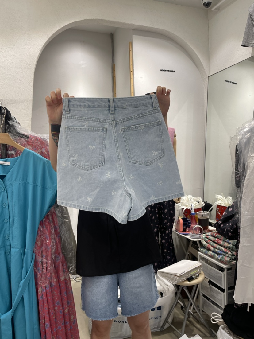 MONDAY TO SUNDAY韓國直郵東大門代購女裝新款時尚休閑短褲MONDAY TO SUNDAY短褲