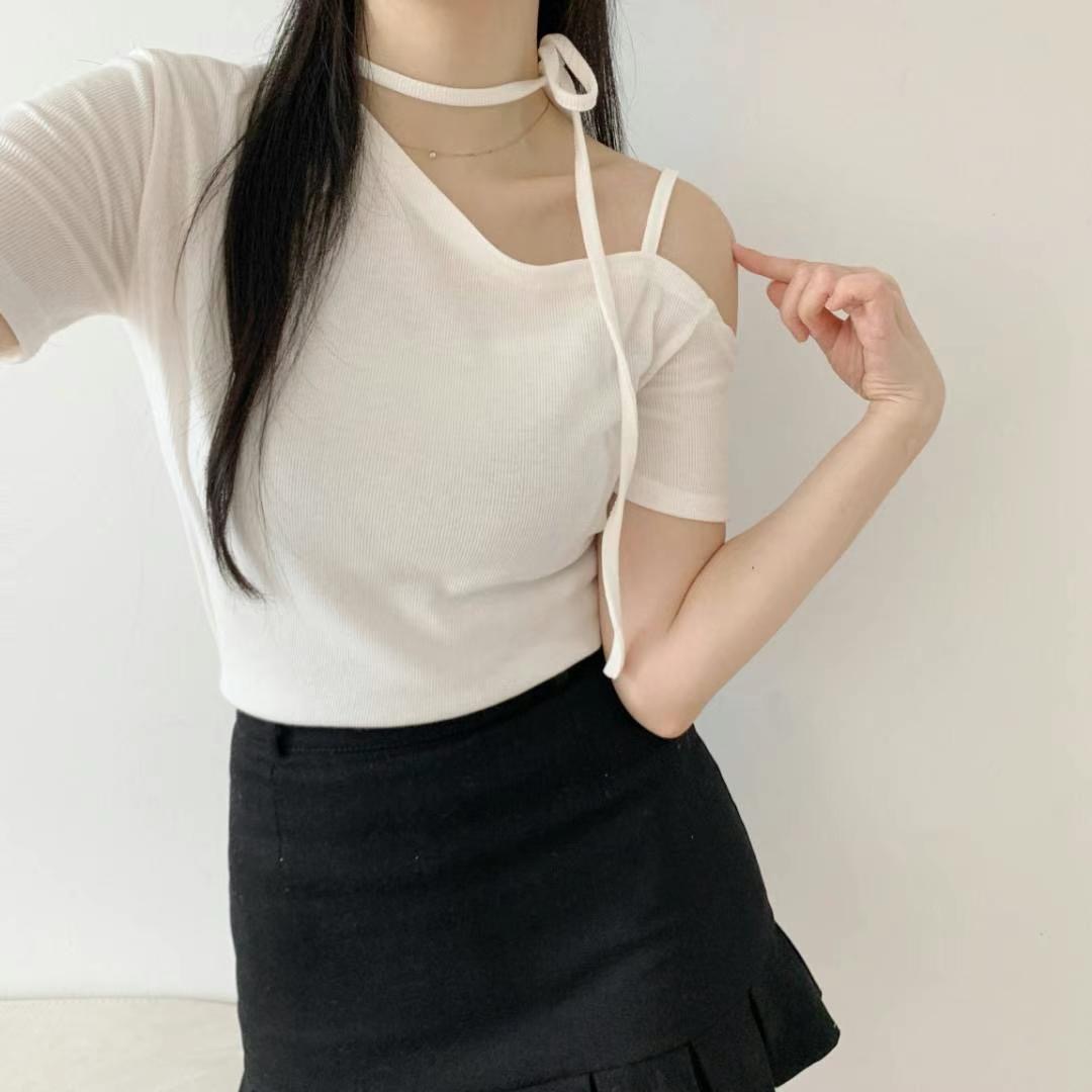 PPANG PPARE韓國直郵東大門實拍女裝新款人氣真品職業熱賣T恤PPANG PPARET恤圖色4