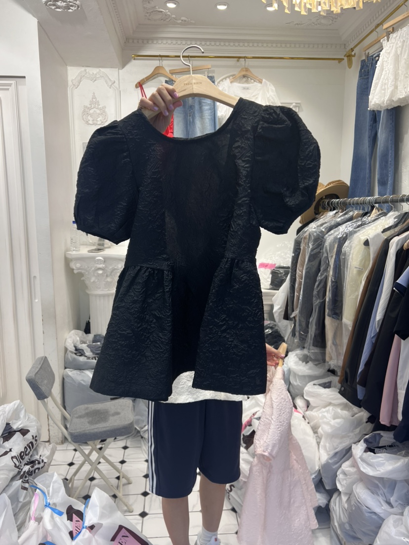 TRES BIEN韓國直郵東大門實拍女裝新品推薦時尚襯衫蕾絲衫TRES BIEN襯衫/蕾絲衫圖色3