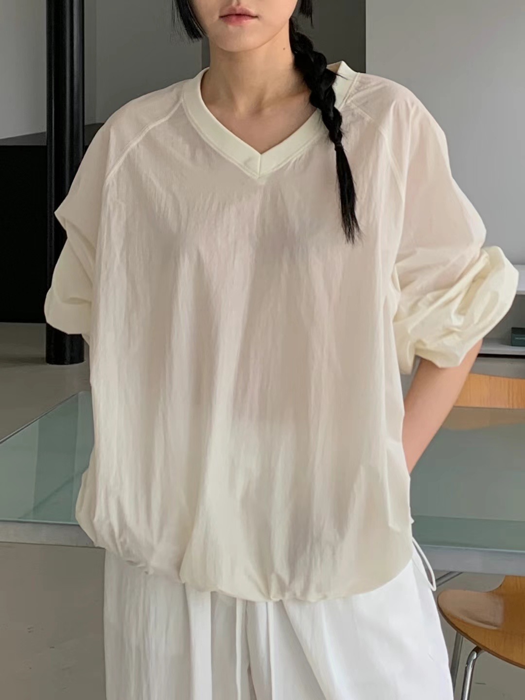 UNLESS韓國直郵東大門代購女裝新品職業真品推薦襯衫蕾絲衫UNLESS襯衫/蕾絲衫