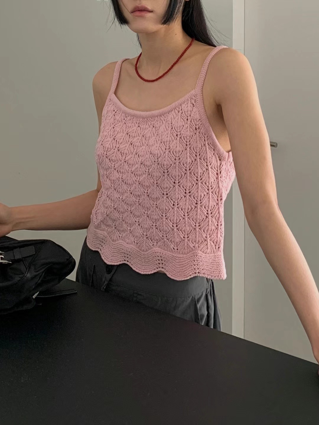 UNLESS韓國直郵東大門代購女裝新品熱賣休閑人氣推薦吊帶背心UNLESS吊帶/背心