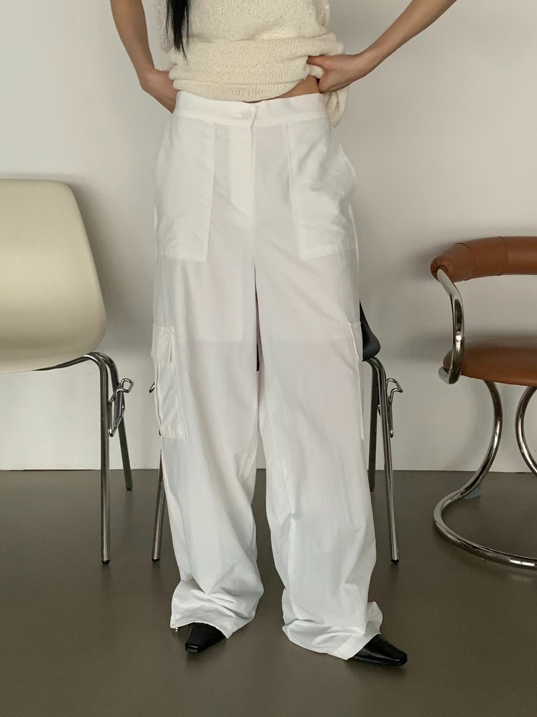 UNLESS韓國直郵女裝新款真品24春夏時尚休閑推薦人氣休閑褲UNLESS休閑褲